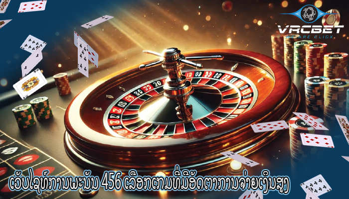 ເວັບໄຊທ໌ການພະນັນ 456 ເລືອກເກມທີ່ມີອັດຕາການຈ່າຍເງິນສູງ